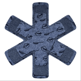 3Pcs Heat-Resistant Felt Pads for Pots & Pans – Non-Slip Cookware Protectors, Scratch Prevention Mats, Kitchen Shelf Liners (Color: print 3pcs)