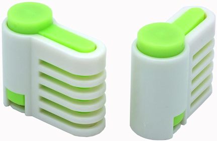 2 PCS Adjustable 5 Layers Cake Leveler Slicer DIY Cake Bread Leveler Slicer Baking Gadget Tools (Colours: Green)