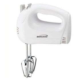 Brentwood 5-Speed Hand Mixer (Colours: White)