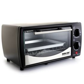 Better Chef 9 Liter Toaster Oven Broiler (Color: Black)