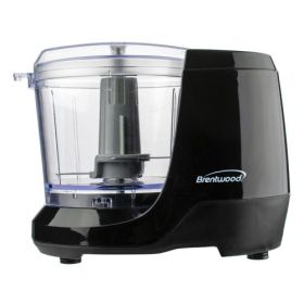 Brentwood 1.5 Cup ChopSphere Mini Food Chopper – Fast Prep Power In A Compact Design In Multiple Colors (Colors: Black)